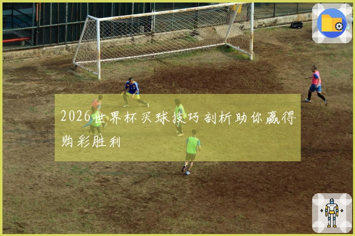 2026世界杯买球技巧剖析助你赢得购彩胜利